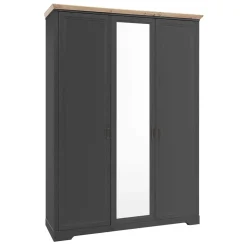 Landhaus Kleiderschrank mit Spiegel - Zenuvra