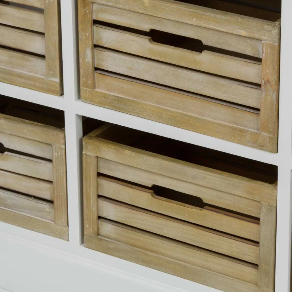 Landhaus Sideboard Calavon mit Körben