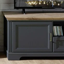 Landhaus TV Board in Grau - Thumbs