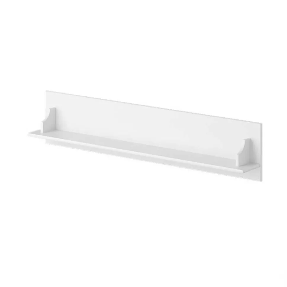 Landhaus Wandboard in Weiß lackiert - Indico (2er Set)