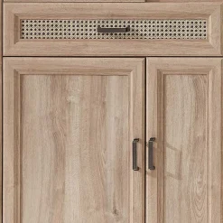 Landhaus Wohnwandmöbel in Eiche NB - Barack (dreiteilig)