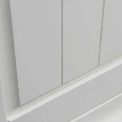 Landhaus Wäscheschrank in Weiß lackiert - Indico