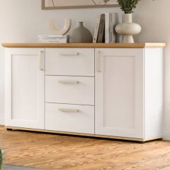 Landhaus-Sideboard in Weiß - Tocella