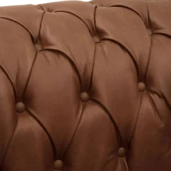 Leder Polstergarnitur Chesterfield - Gonron (dreiteilig)