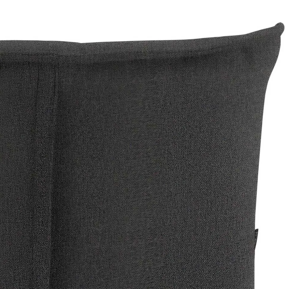 Lounge Sessel mit Hocker in Anthrazit - Mook (zweiteilig)