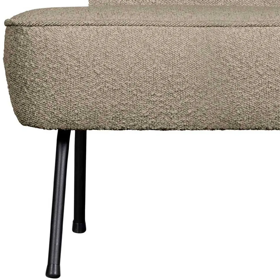 Loungesofa aus Boucle Stoff in Beige - Laderla