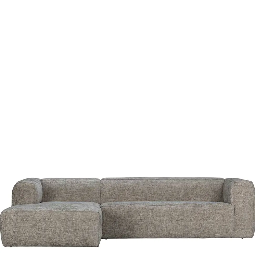 L-Sofa aus Stoff in Beigegrau - Babro