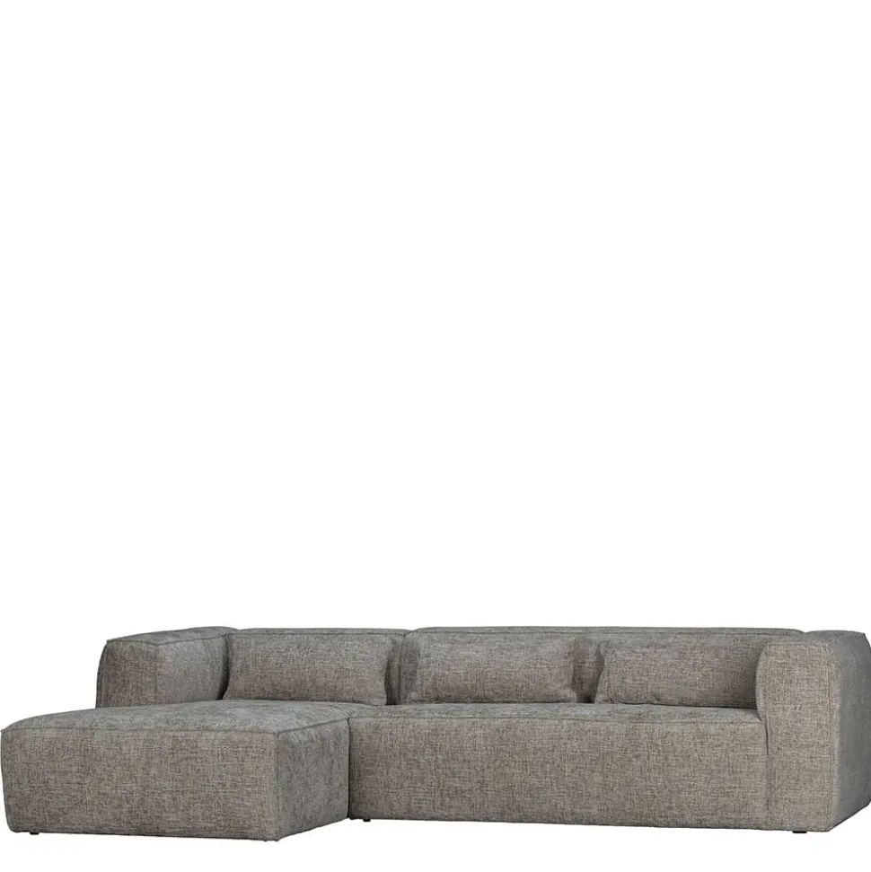 L-Sofa aus Stoff in Beigegrau - Babro
