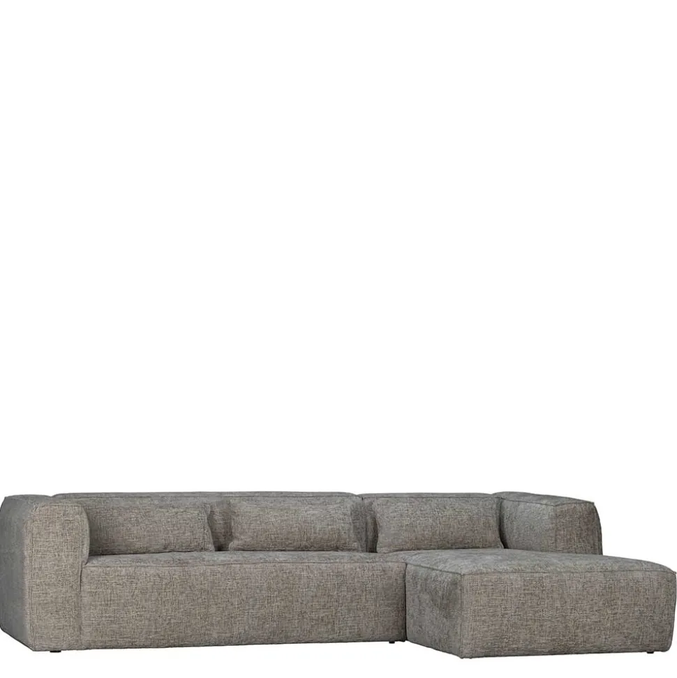 L-Sofa aus Stoff in Beigegrau - Babro