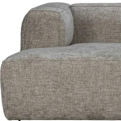 L-Sofa aus Stoff in Beigegrau - Babro