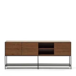 Luftig gestaltetes Sideboard in Nussbaum - Milena