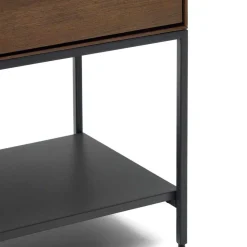 Luftiges Highboard in Nussbaumfarben - Milena
