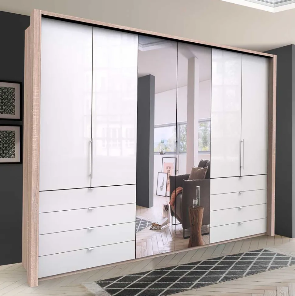 Luxus Kleiderschrank mit drei Gleittüren - Bosays