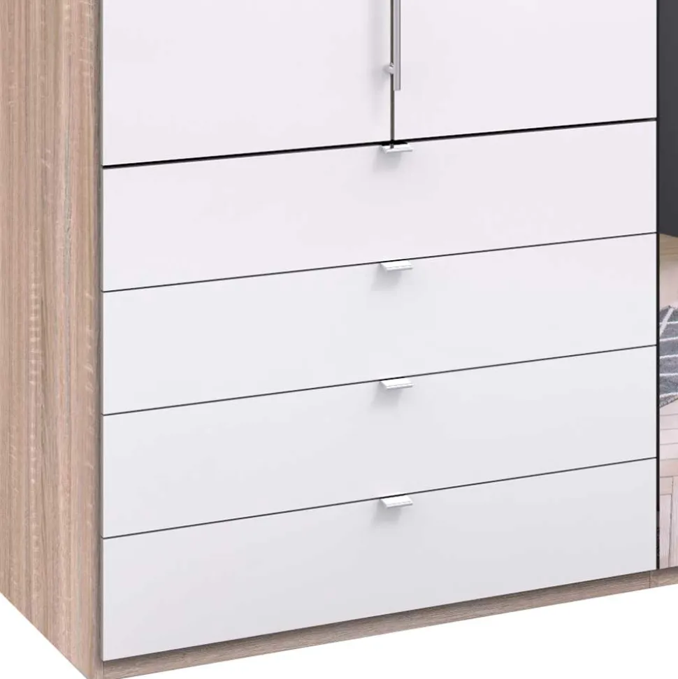 Luxus Kleiderschrank mit drei Gleittüren - Bosays