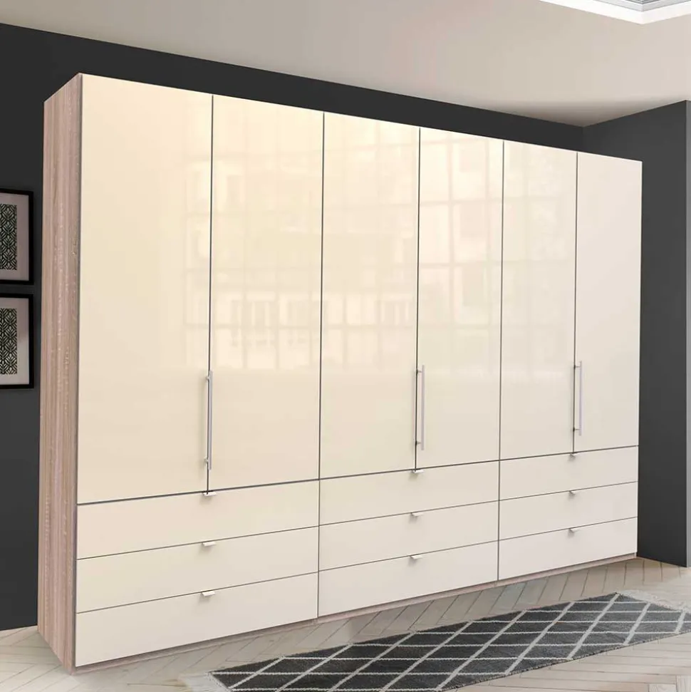 3m Schlafzimmerschrank mit neun Schubladen - Rativian
