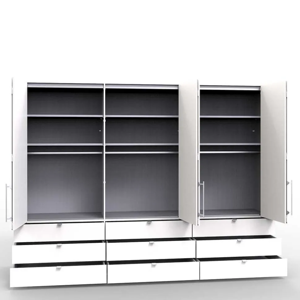 3m Schlafzimmerschrank mit neun Schubladen - Rativian