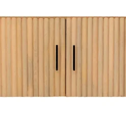 Mangoholz Lowboard in Lamellenoptik - Dorian