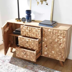 Markantes Design-Sideboard aus Akazie - Seytran