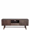 Markantes Retro TV Board aus Eiche dunkel - Vedraza