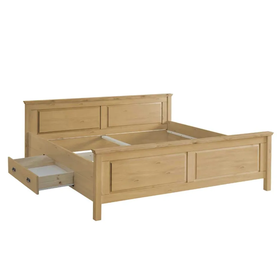 Massives Bett im klassischen Design - Piatra