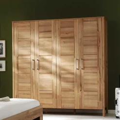 Massivholz Kleiderschrank Lianzo aus Kernbuche