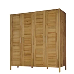 Massivholz Kleiderschrank Lianzo aus Kernbuche