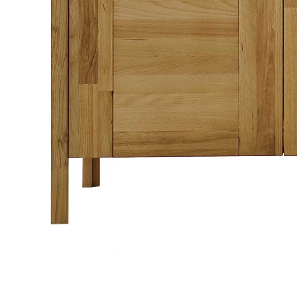 Massivholz Kleiderschrank Lianzo aus Kernbuche
