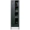 Massivholz Schrank in Schwarz - Almery