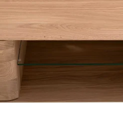 Massivholz TV Board aus Eiche Bianco - Bakaras