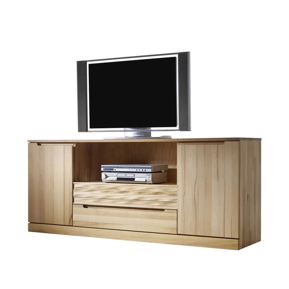 Massivholz TV Board Wahano aus Kernbuche