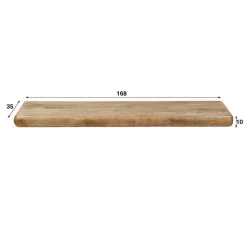 Massivholz Wandboard in Schwebeoptik - Ceoni
