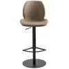 Material Mix Barstuhl in Beige & Schlamm - Vismarel