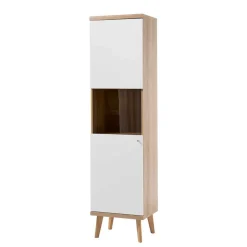 Möbel Wohnwand Kombi im Skandi Design - Cablos (vierteilig)