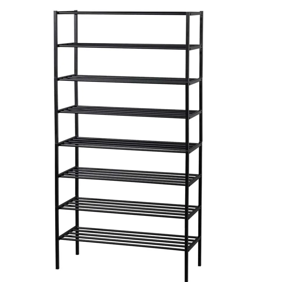 Metallregal mit acht Schuhgittern - Top