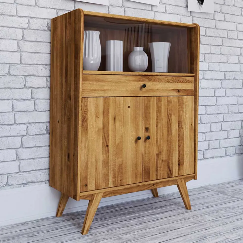 Mid Century Wildeiche Schrank geölt - Hardus I
