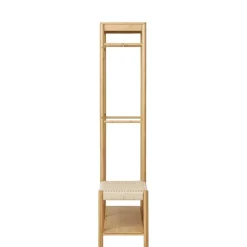Minimalistische Garderobe aus Bambus - Saridio