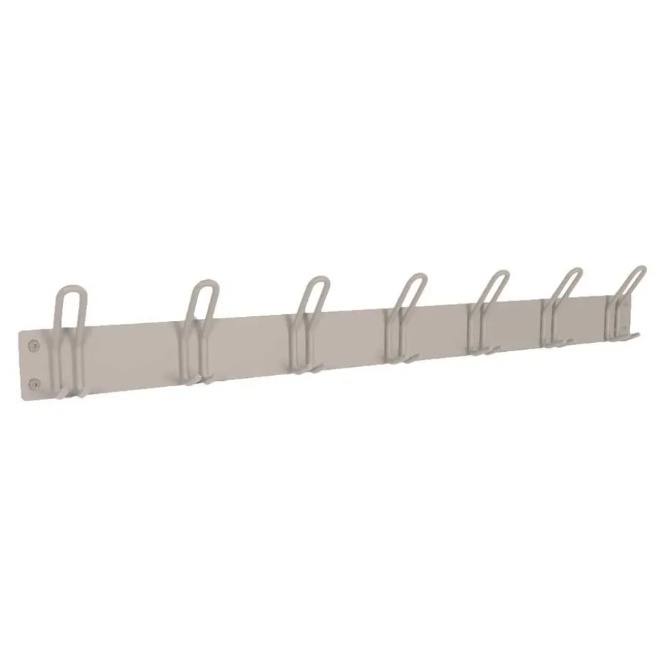 Minimalistische Hakenleiste in Taupe - Borad