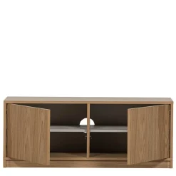Minimalistische Wohnwand in Eiche - Ewana (sechsteilig)