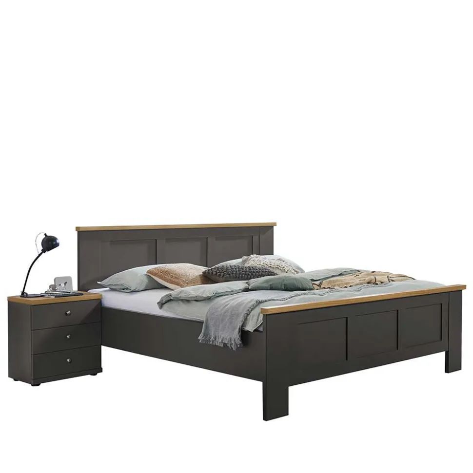 Modern Country Bett mit 180 cm Breite - Cretania