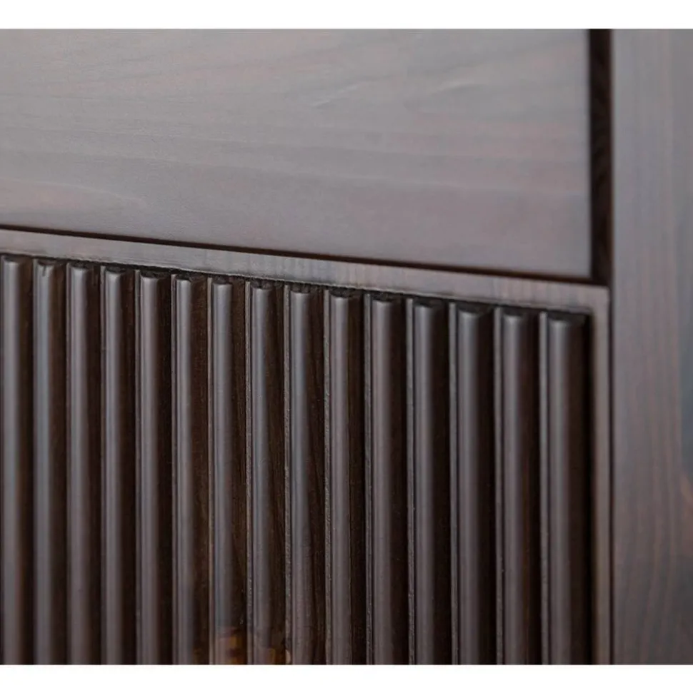 Modern Country Sideboard in Dunkelbraun - Nauizia
