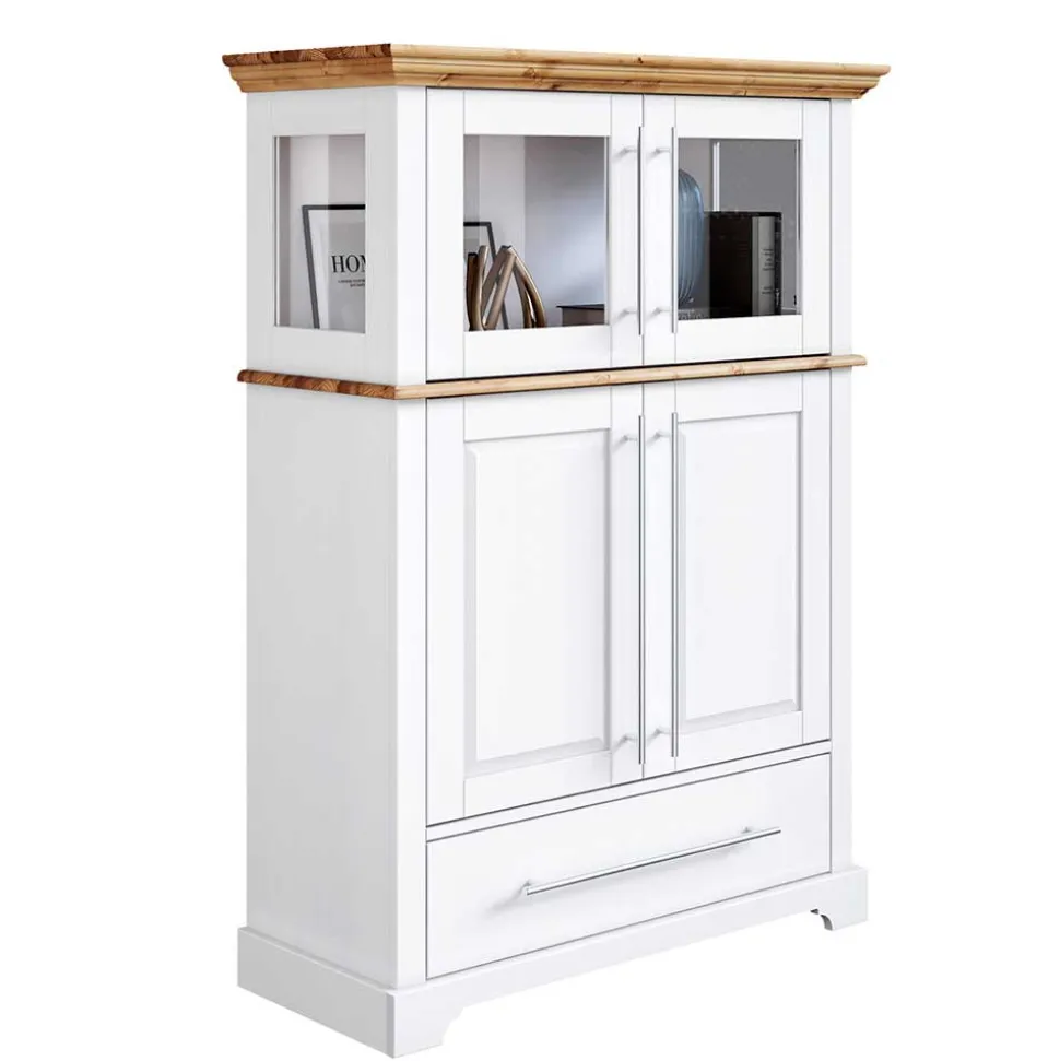 Modern Country Wohnzimmerschrank zweifarbig - Eyzaco