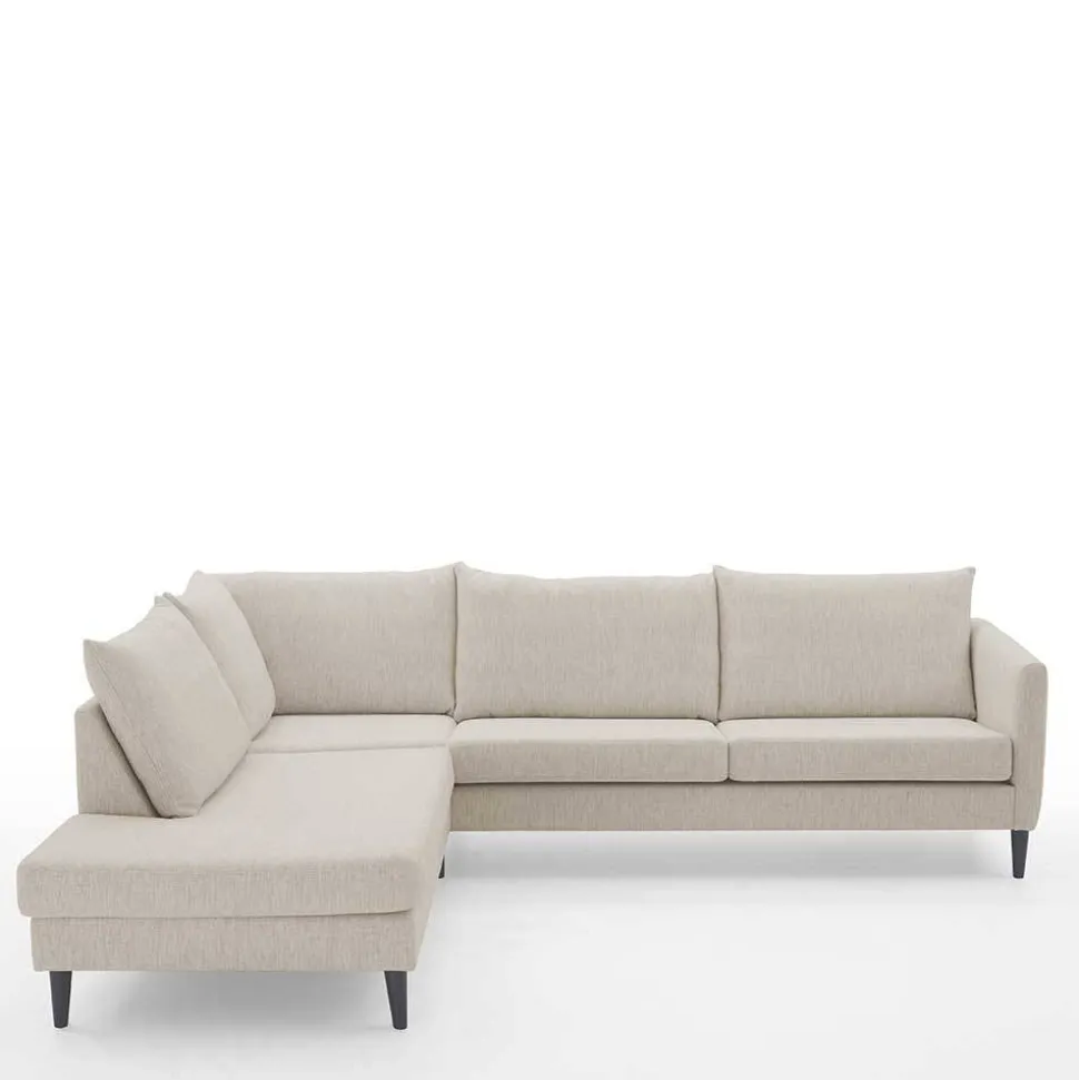 Moderne Eckcouch in Creme - Bentema