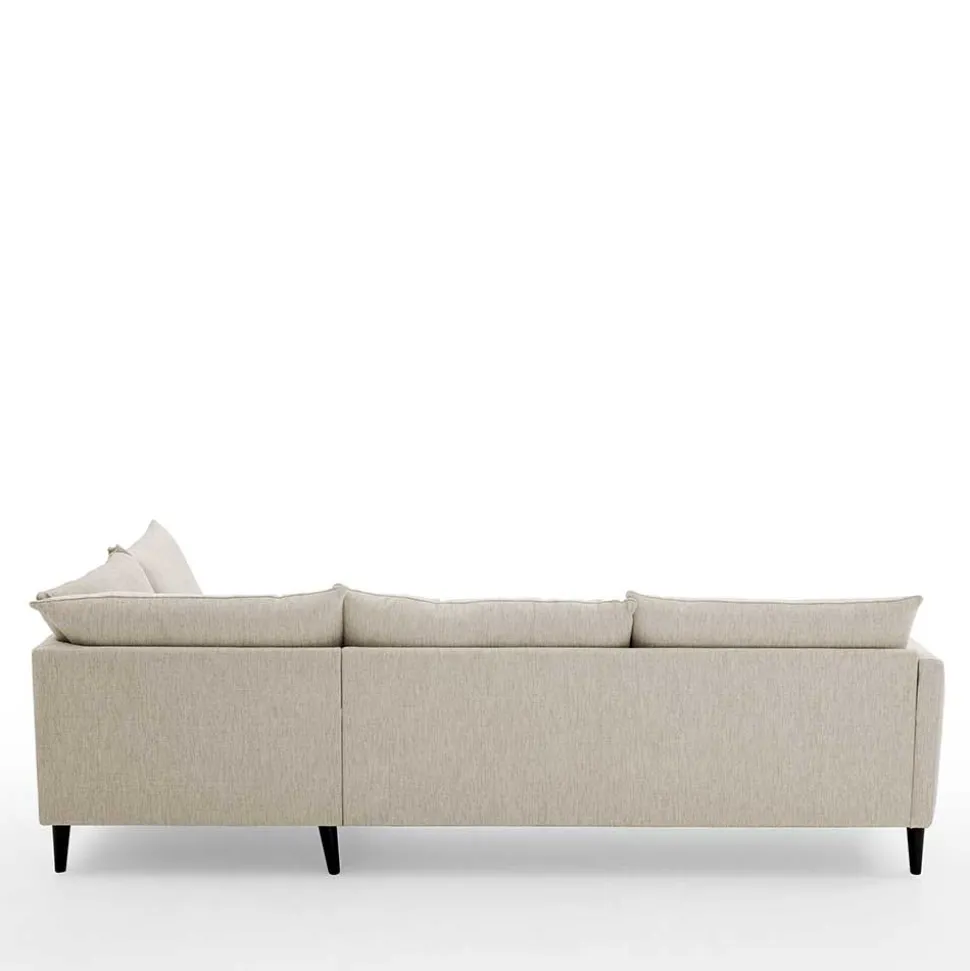 Moderne Eckcouch in Creme - Bentema