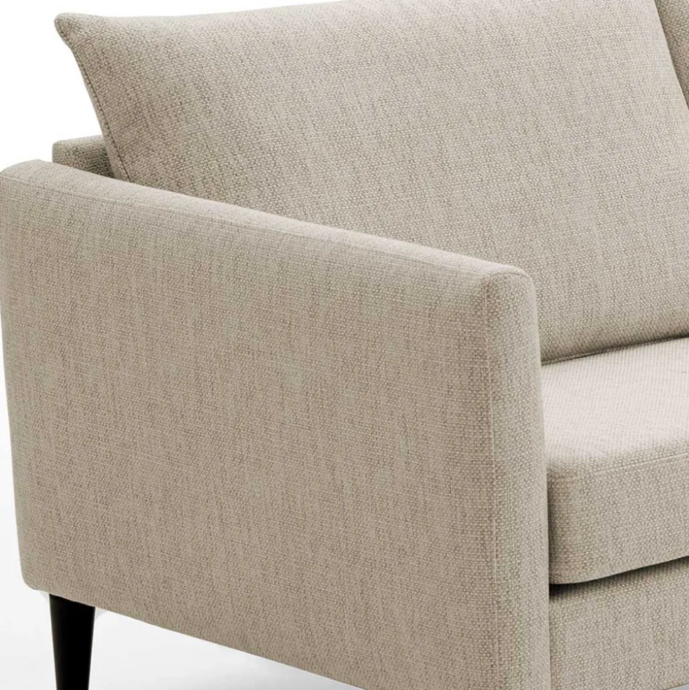 Moderne Eckcouch in Creme - Bentema