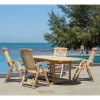 Moderne Gartensitzgruppe aus Teak Massivholz - Klahuma (fünfteilig)