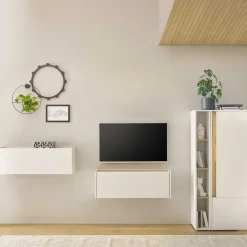 Moderne Wohnwand als Set - Nonessia (vierteilig)