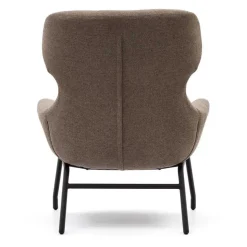 Moderner Chenille Sessel in Hellbraun - Mosso
