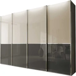 Moderner Kleiderschrank mit 4 Schwebetüren - Amalia