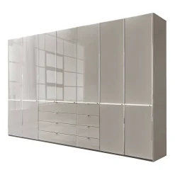 Moderner Kombi-Kleiderschrank 7-türig - Nucina