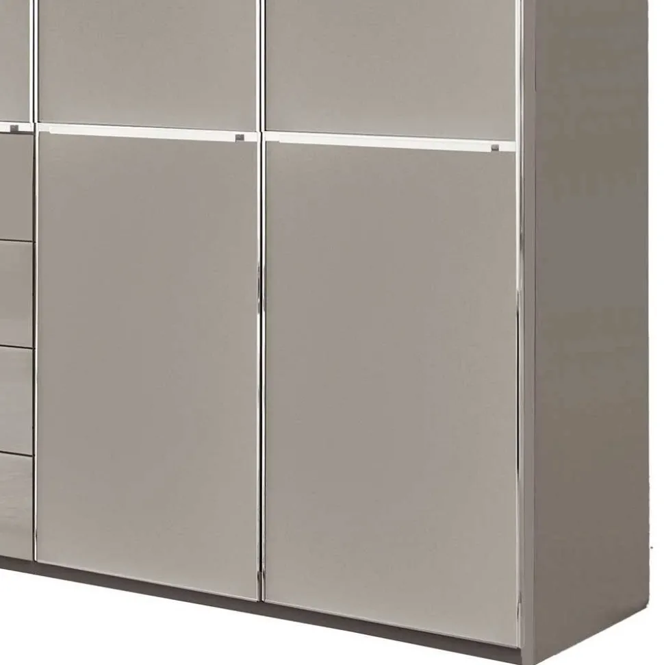 Moderner Kombi-Kleiderschrank 7-türig - Nucina